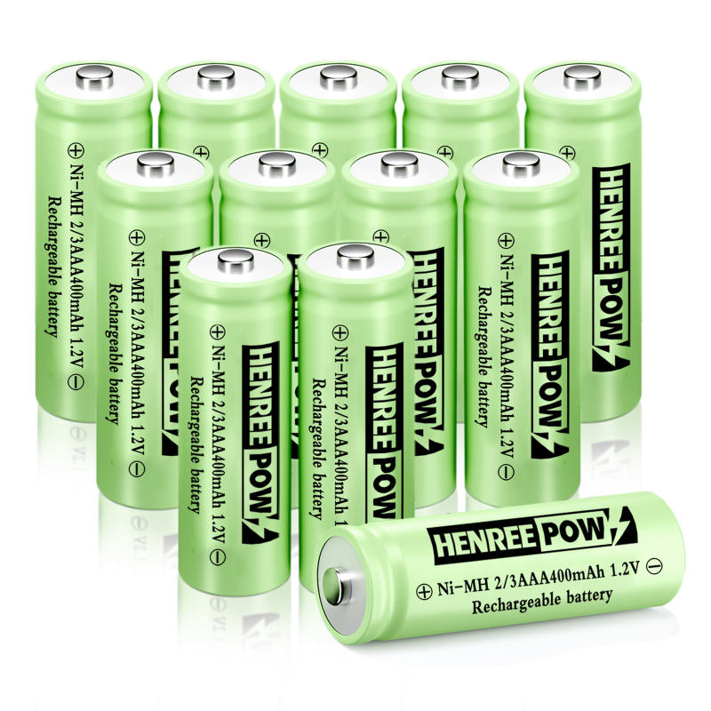 Henreepow 1,2V 600mAh aa ni-mh uzlādējamās baterijas