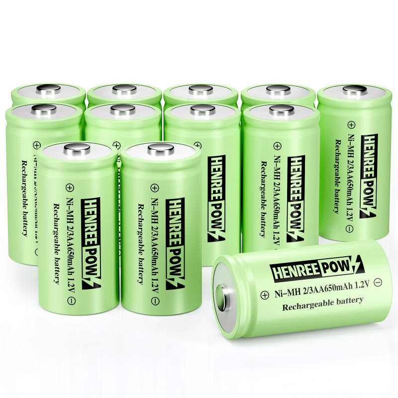 Henreepow 1,2V 600mAh aa ni-mh uzlādējamās baterijas